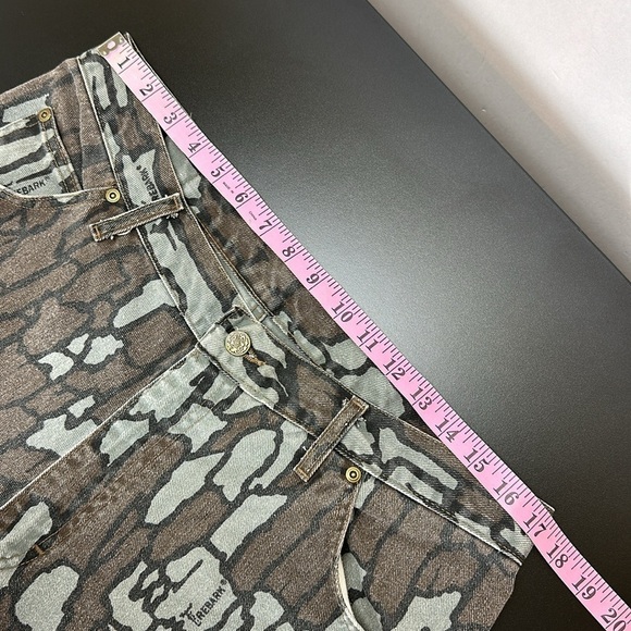 Vtg Cabela’s Trebark Camo Hunting Denim Jeans Sz 36 Outdoor Shooting Made in USA - Picture 7 of 11